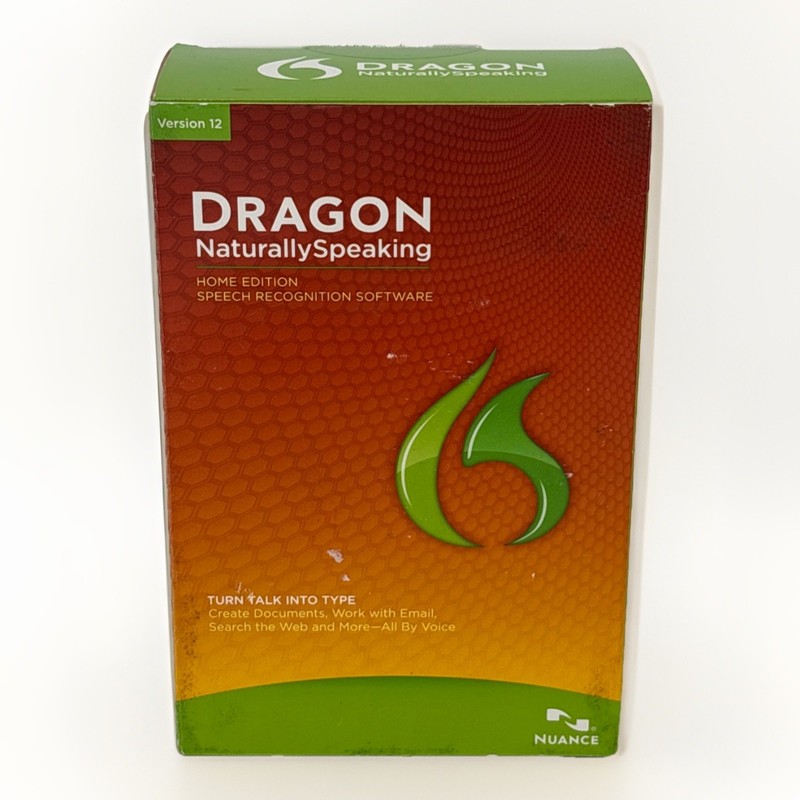 Dragon Naturally Speaking NewHome Edition Speech Recognition Version 12