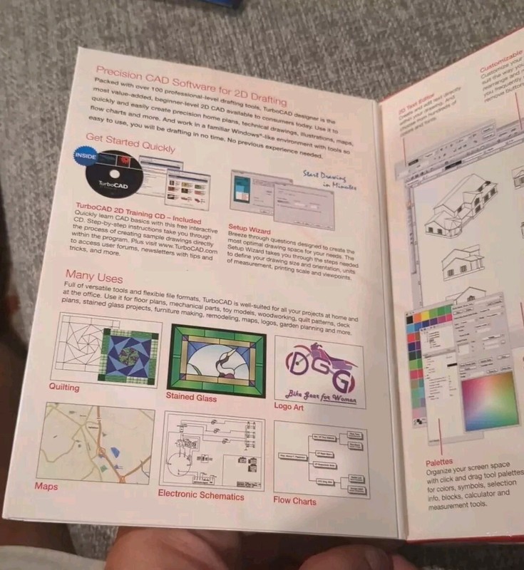 TurboCAD DESIGNER v12 Windows 2000/XP TurboCAD w/Guide And Original Packaging gallery