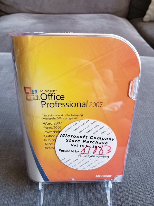 Microsoft Office 2007 Professional Full English Retail Version MS Pro Employee gallery