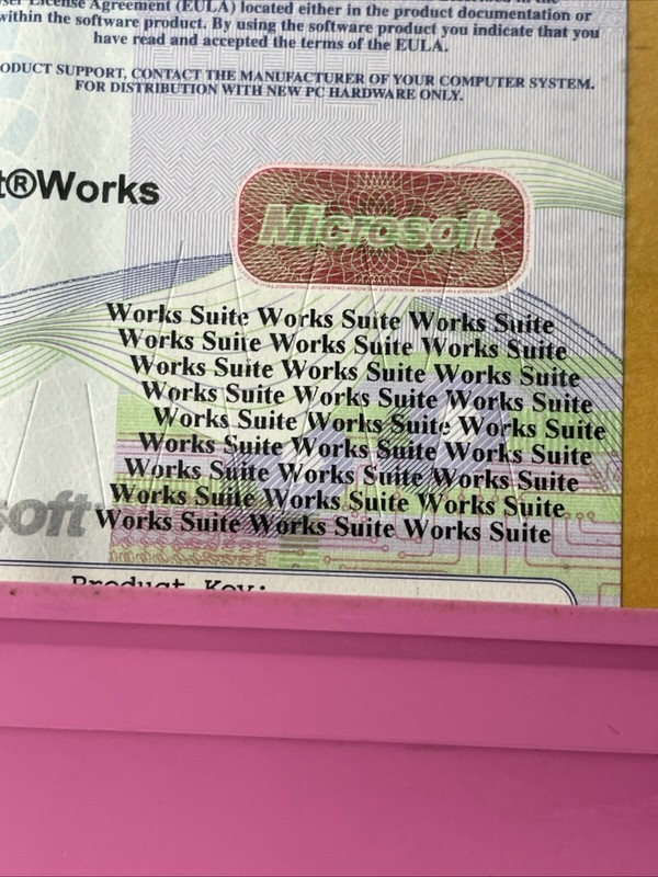 Microsoft Works Suite 2001 New Sealed 6 CDs And DELL Windows XP Home Edition gallery