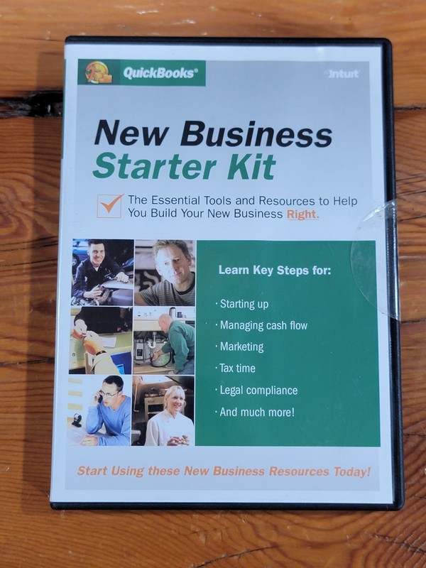 Intuit – QuickBooks – New Business Starter Kit Software – Tutorial – SEALED