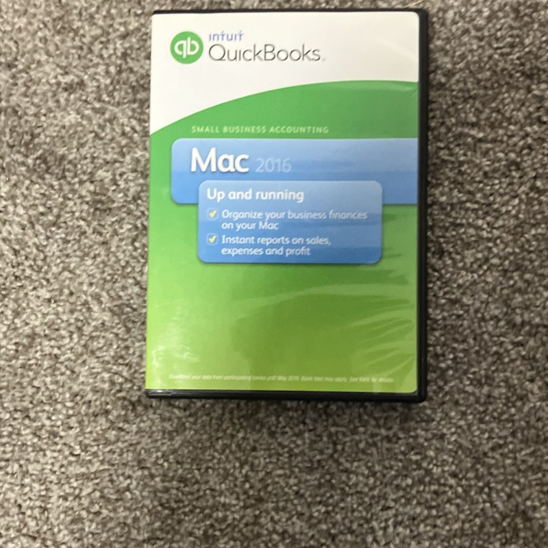Intuit QuickBooks Mac 2016 Accounting Software for Mac OS X CD