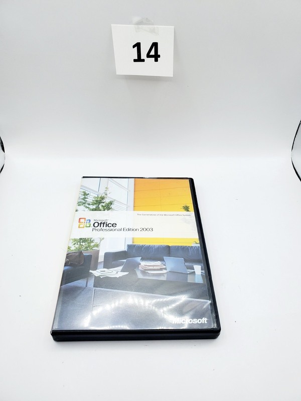 Microsoft Office Professional Edition 2003 Upgrade with Product Key and Case