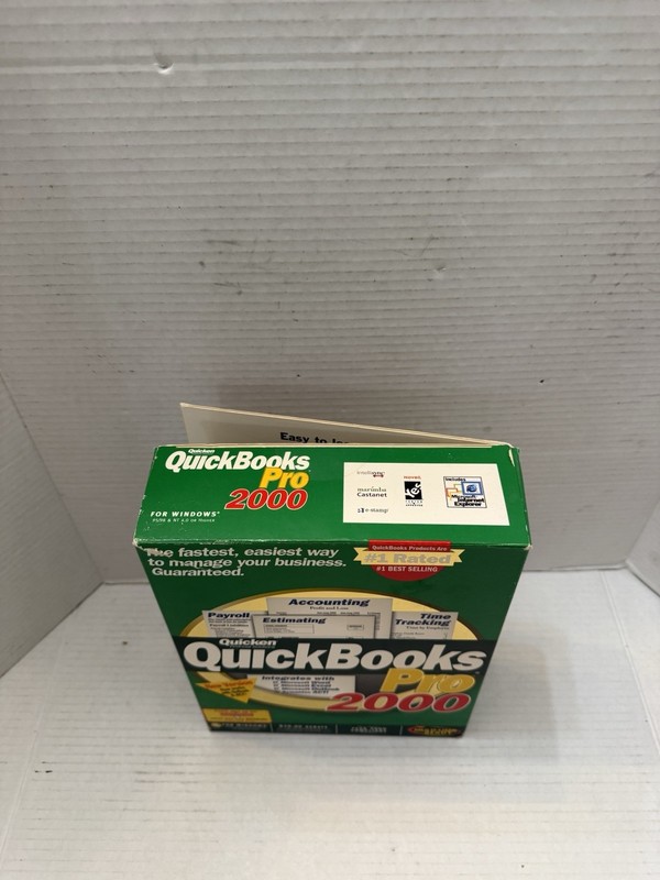 Intuit Quickbooks Pro 2000 for Windows Quicken Financial Services Software gallery