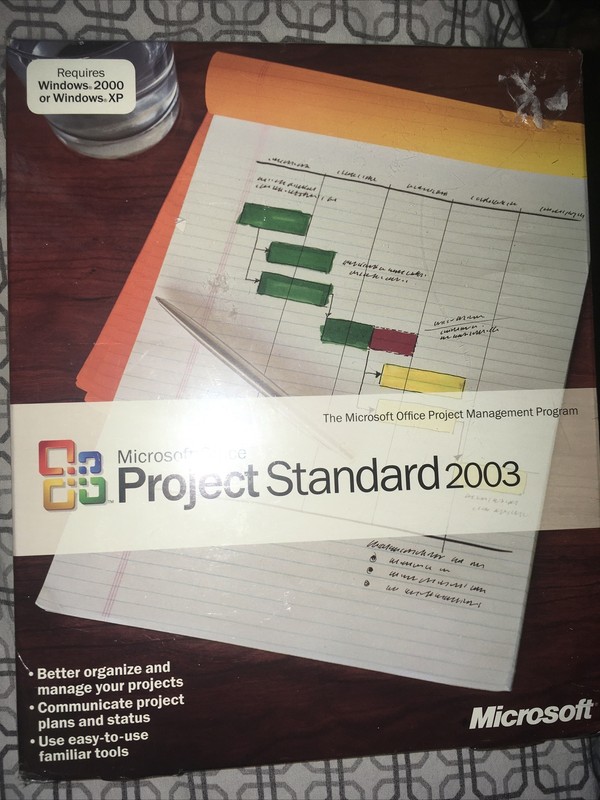 Microsoft Office Project Standard 2003 With Key ( Requires Windows Or Windows XP