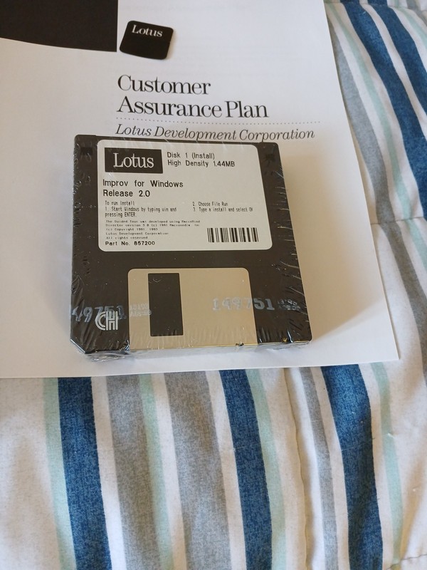 Lotus Improv Spreadsheet For Microsoft Windows - 2.0 - NEW Open Box gallery