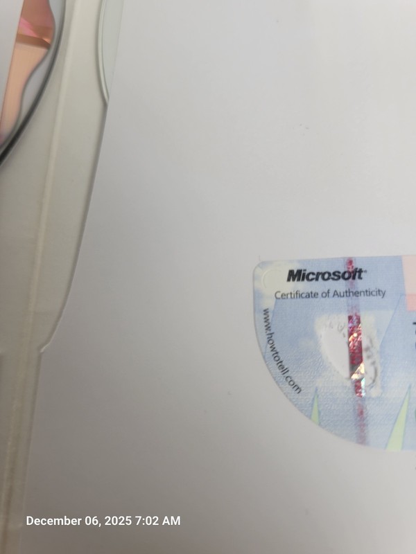 Microsoft Office Ultimate 2007 Genuine Backup Discs + Original Mailer & COA gallery