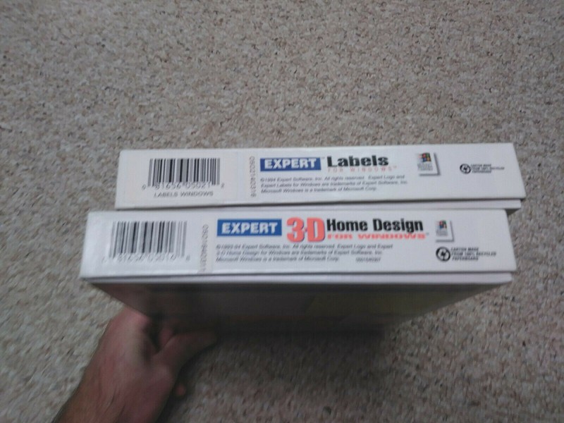 Labels and 3-D Home Design, Expert Software, 1994 PC/IBM/TANDY gallery