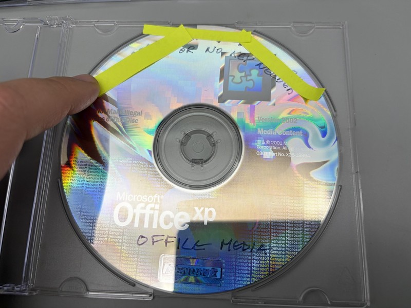 Vintage Microsoft Office XP Standard Version 2002 Discs Lot of 5 OEM Set READ gallery
