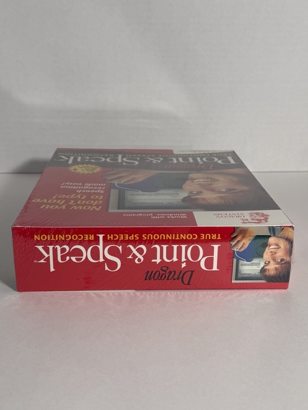 Dragon Point & Speak Speech Recognition Software, 1997 (NEW, SEALED) gallery
