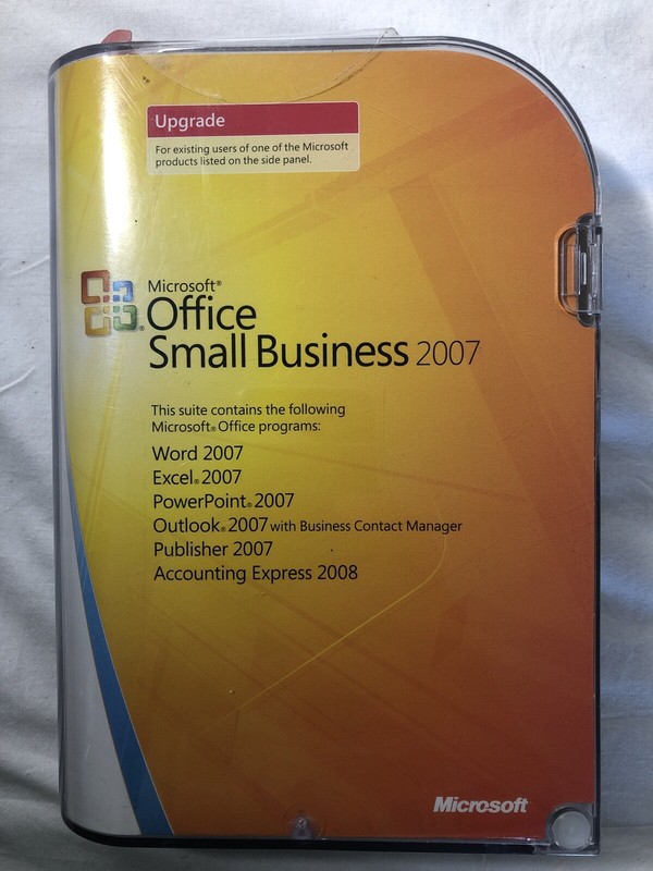 Microsoft Office 2007 Small Business Edition Upgrade Sealed