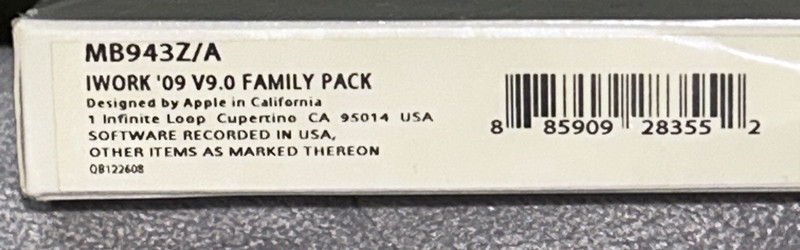 Apple iWork 09 Family Pack for Mac Pages Numbers Keynote Complete gallery