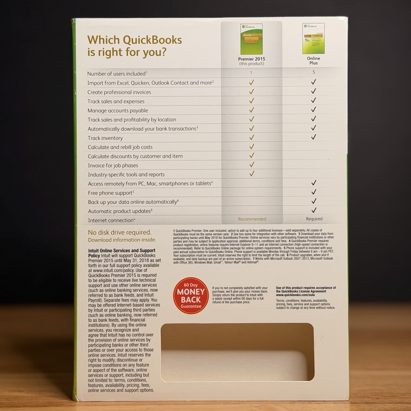 QuickBooks Desktop Premier 2015 Windows Accounting -NO SUBSCRIPTI0N- TESTED gallery