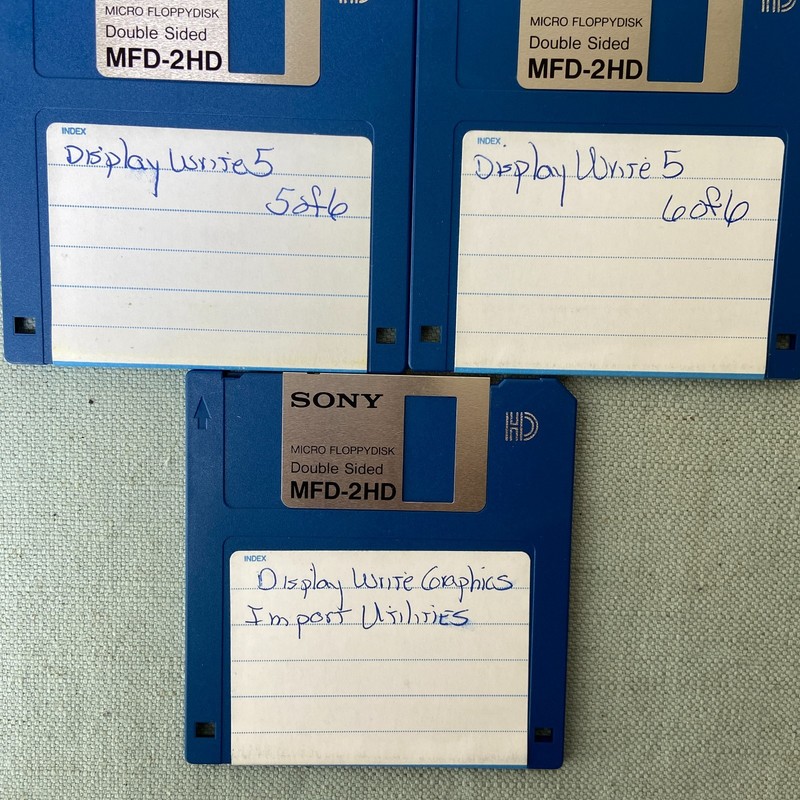 Software Lot 3.5” RadioReveal Netware PFS Write Metz File F/X Display Write API gallery