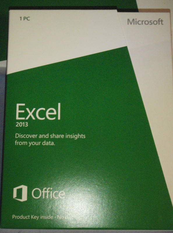 Microsoft Excel 2013 Product Key Card – US Ship