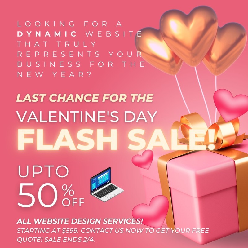 Elevate Your Business Presence this Valentine’s Day with a Stunning Website 💻🌹