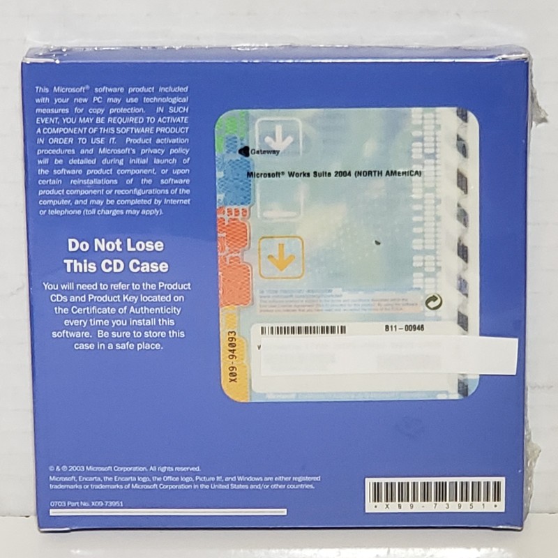 Microsoft Works Suite 2004 Software PC CD Software w/ Product Key and Code New gallery