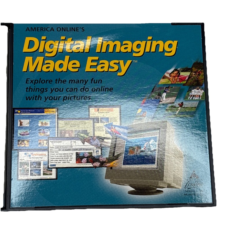AOL Digital Imaging Made Easy - PC Software Program CD-Rom gallery