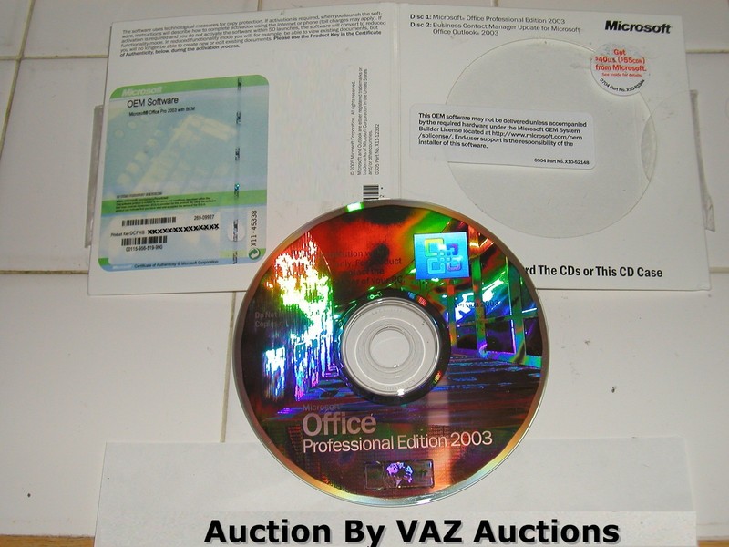 Microsoft Office 2003 Professional Word/Excel/Access/Outlook/PowerPoint =SEALED gallery