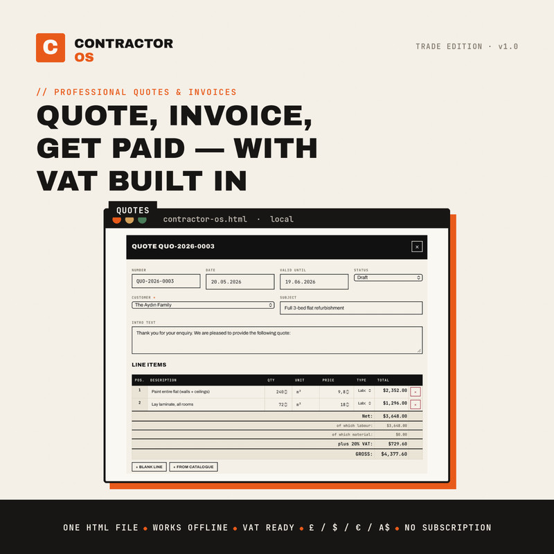 Contractor OS Pro | All-in-One Contractor Software | Estimates, Invoice gallery