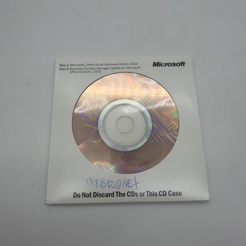 Microsoft Office Small Business Edition 2003 with Business Contact Manager