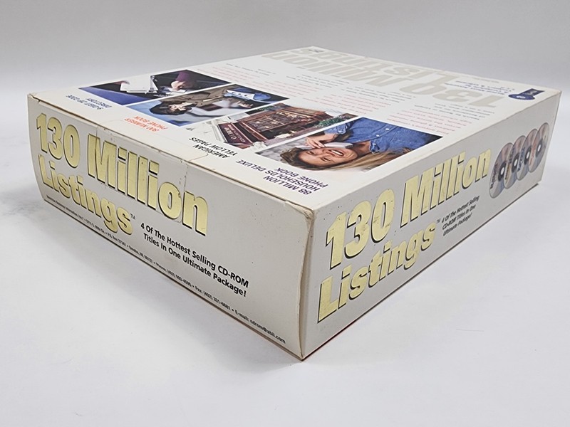 NEW The Ultimate Phone Book for Windows 95 - 9 Disc Set New Old Stock Sealed gallery