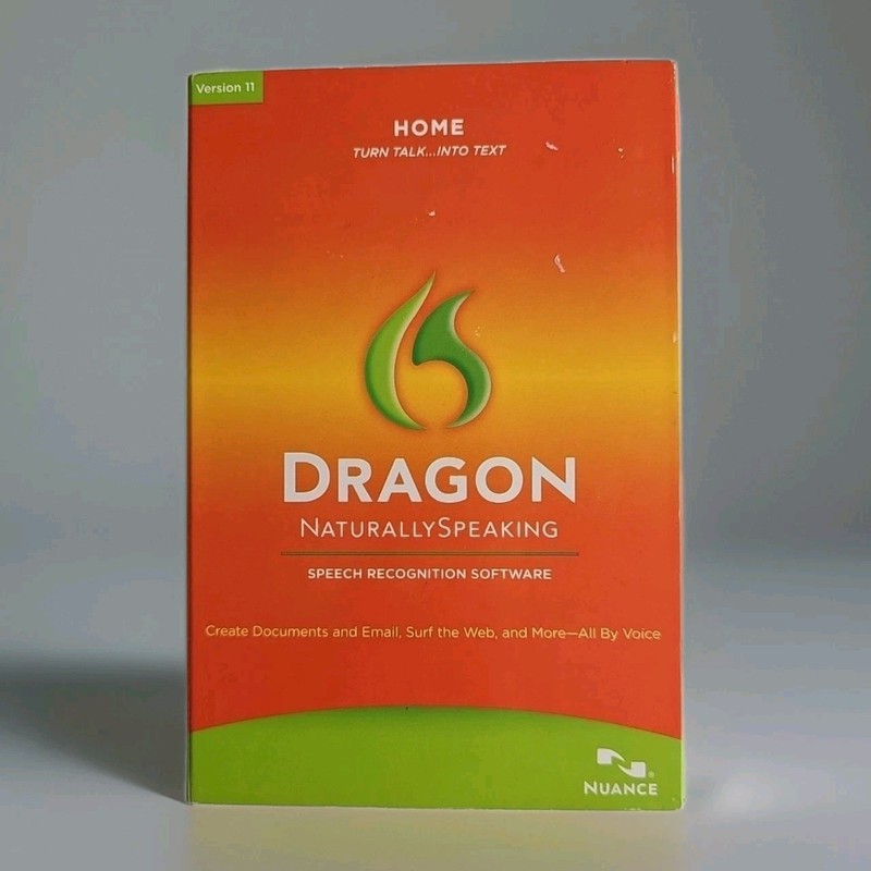 Dragon: Naturally Speaking – Home Version 11.5 w/ Head Set