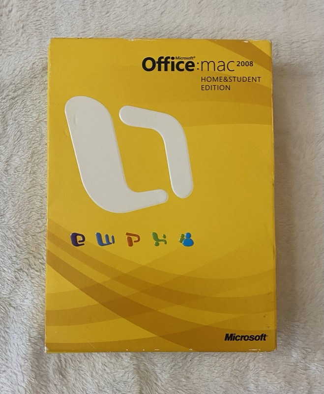 Microsoft Office Mac 2008 Home & Student Edition With Product Key ~ As-is