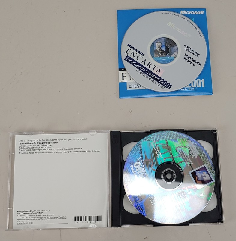 Microsoft Office 2000 Professional W/ Product Key & Encarta 2001 gallery