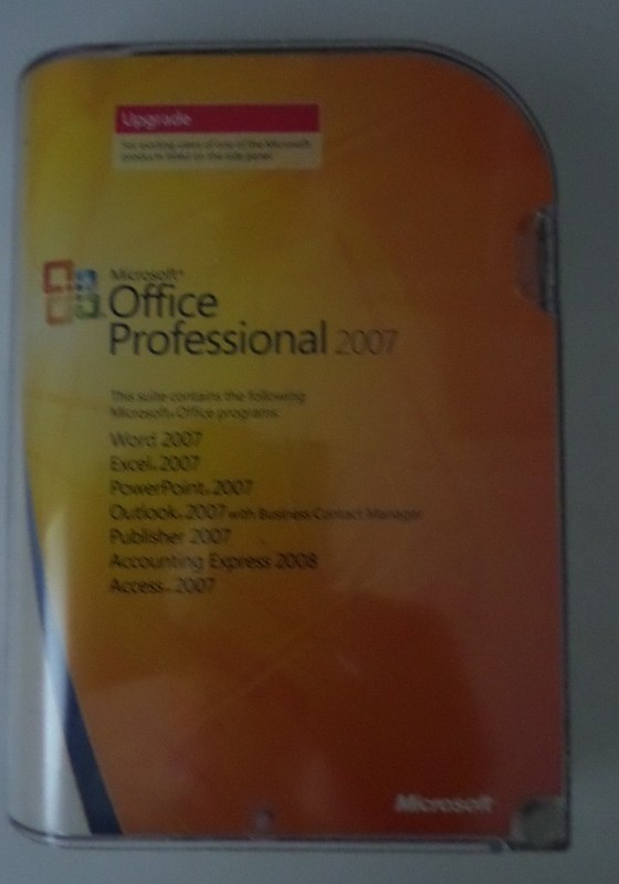 Microsoft Office Professional 2007 Upgrade with activation key *** USED ***