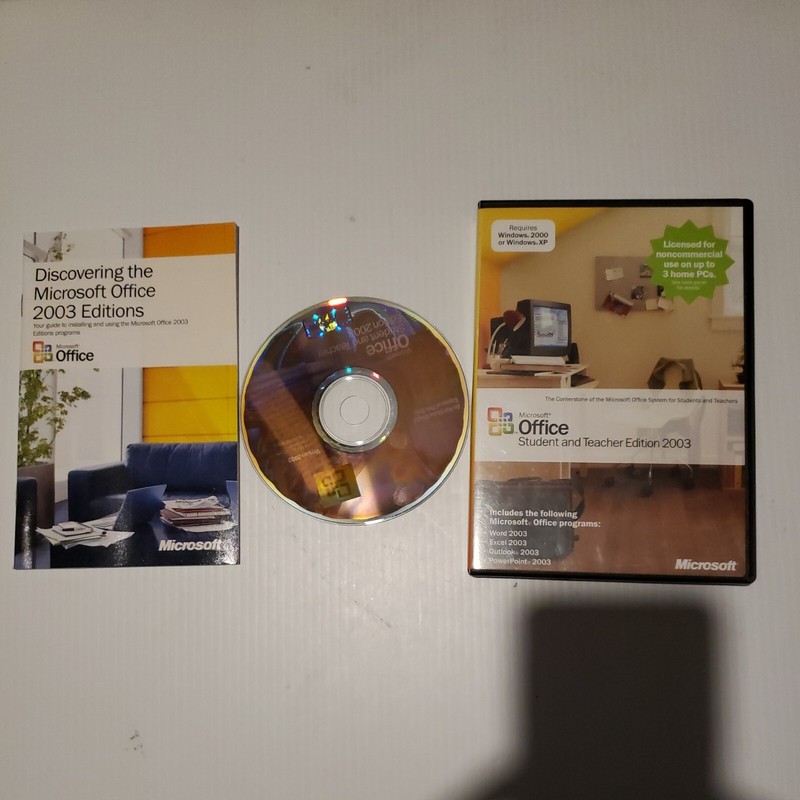Microsoft Office 2003 Student and Teacher Edition- Software Program