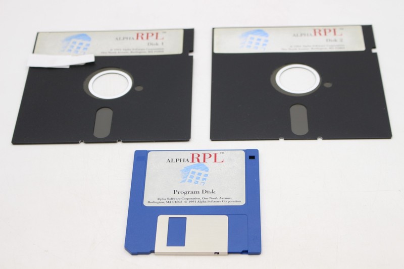 Alpha RPL Resident Programming Language Software IBM PC DOS Rare RETAIL BOX gallery