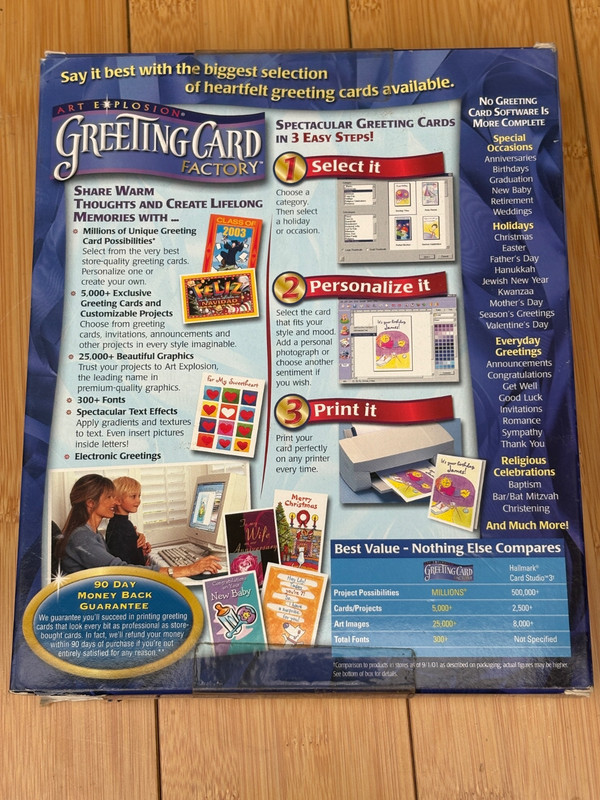 NOVA DEVELOPMENT GREETING CARD FACTORY NEW IN SEALED BOX gallery