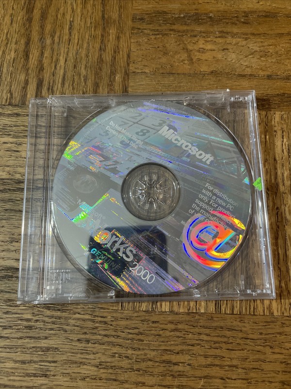 Microsoft Works 2000 PC Software