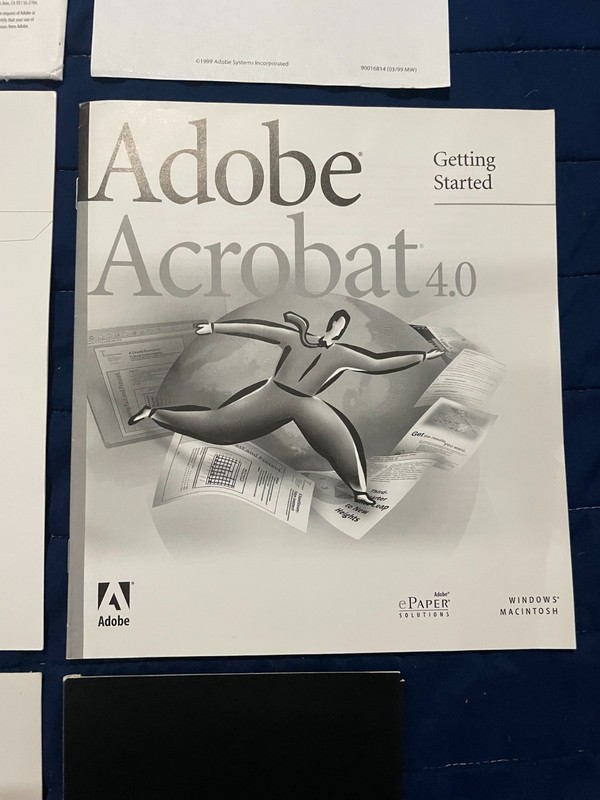 Vintage Adobe Acrobat 4.0 Manuals Product Sampler CD Software Paperwork Lot 2001 gallery
