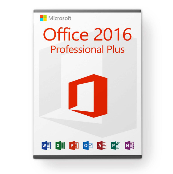 Office 2016 Pro Plus DVD + Key Card | Lifetime License | 1 PC | For Windows