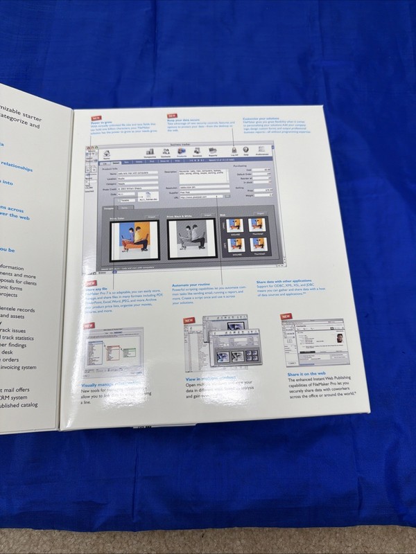 FileMaker Pro 7 Software for Mac CD-ROM Complete with Box & Manuals gallery