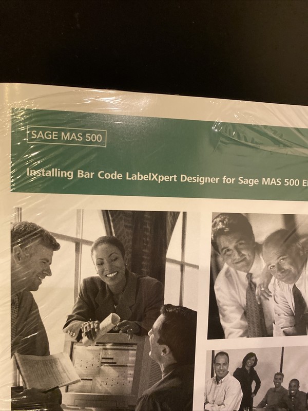 SEALED BRAND NEW UNUSED SAGE MAS500 Labelxpert Designer . Software CD + Docs gallery