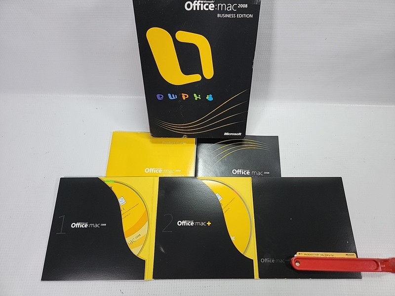 Microsoft Office MAC 2008 Business Edition Full Retail w/License Key