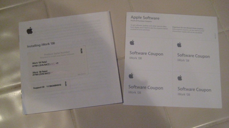 Apple iWork ’08 - Family Pack gallery