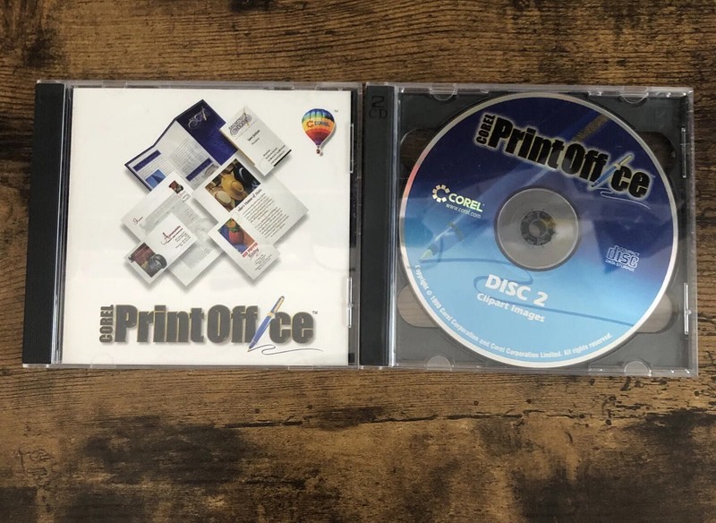 Corel Print Office Disc 1-3 for Windows 95 or Window NT4.0