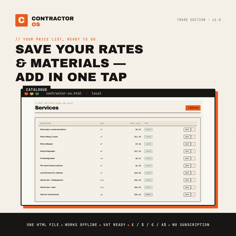 Contractor OS Pro | All-in-One Contractor Software | Estimates, Invoice gallery