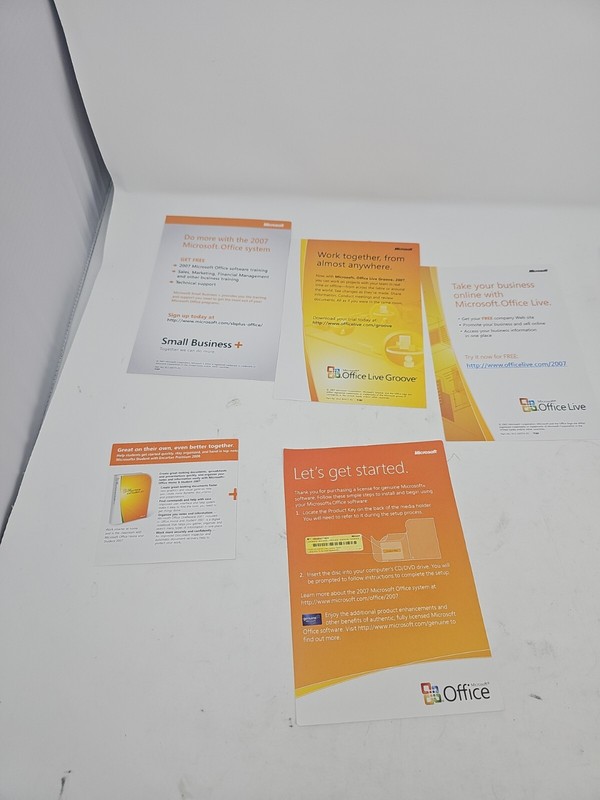 Microsoft Office Professional 2007 - Upgrade - W/ Product Key, 2-Discs.. Genuine gallery