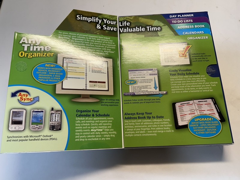 Anytime Organizer Version 11 Software CD-ROM gallery