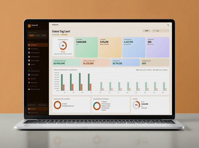 Personal Finance OS English | All-in-One Financial Tool, Budget Planner, Savings Goals gallery