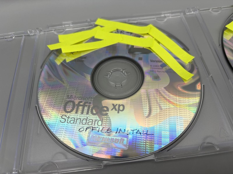 Vintage Microsoft Office XP Standard Version 2002 Discs Lot of 5 OEM Set READ gallery