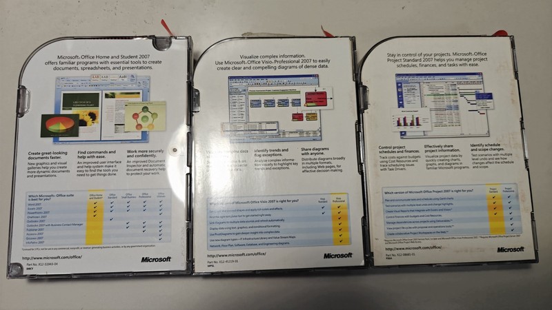 Microsoft Office Home and Student 2007 with Project and Visio 2007 gallery