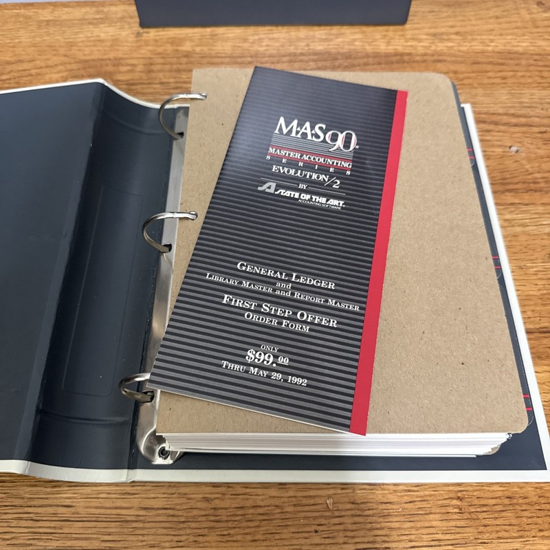 MAS 90 Evolution/2 . Master Accounting Series Manual General Ledger NO SOFTWARE gallery
