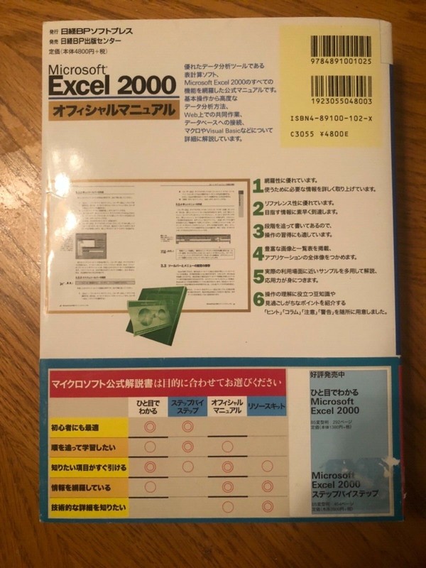 Microsoft Excel 2000 Training Book, Japanese Or Chinese By Mark Dodge gallery