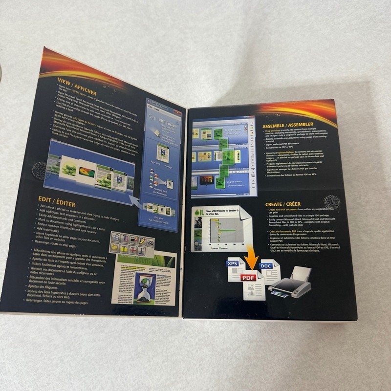 Corel PDF Fusion Software Disc View Edit Assemble Create PDF DOC gallery